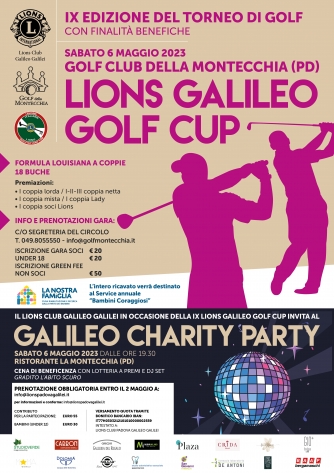 9^ LIONS GALILEO GOLF CUP