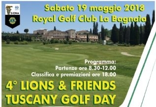 4° LIONS & FRIENDS TUSCANY GOLF DAY