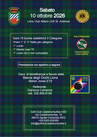 GARA DI BENEFICENZA L.C. MILANO GOLF ST.ANDREWS