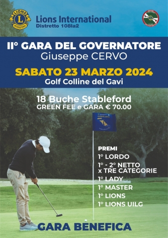 2^ GARA DEL GOVERNATORE DISTRETTO 108Ia2