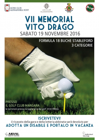 VII Memorial VITO DRAGO - Lions Club Alessandria Host