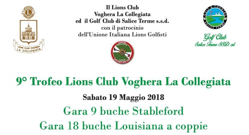 9° TROFEO LIONS CLUB VOGHERA LA COLLEGIATA