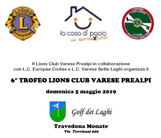 6° TROFEO LIONS CLUB VARESE PREALPI