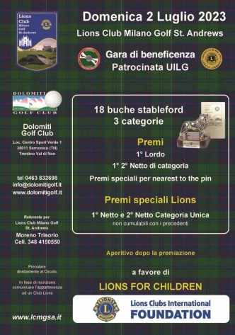 GARA L.C. MILANO GOLF ST.ANDREWS